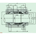 Burgmann Joint mécanique standard pour double extrémité (HBB803)